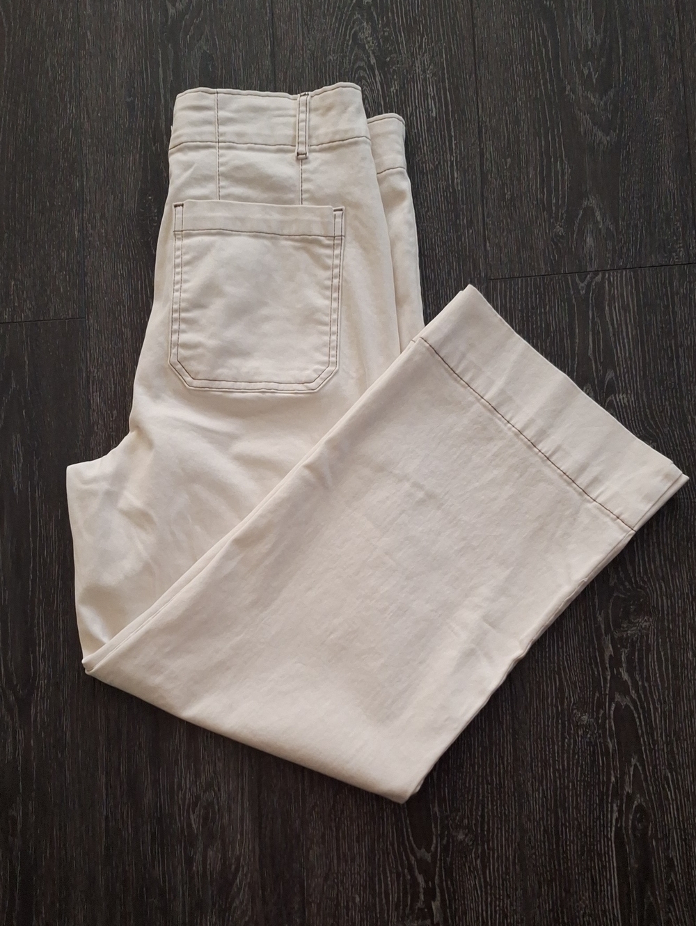 Bagatelle Cream Straight-Leg Women's Pants